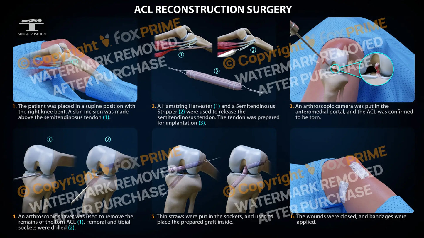 Acl Repair Left Single Use / Light Still Shot