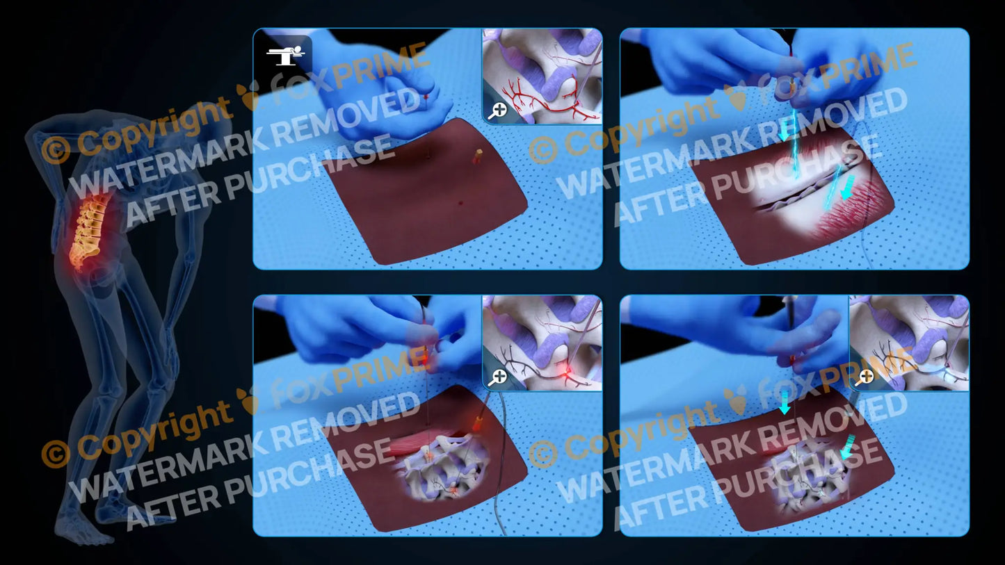 Bilateral Radiofrequency Ablation L1-L2 (No Text) Still Shot