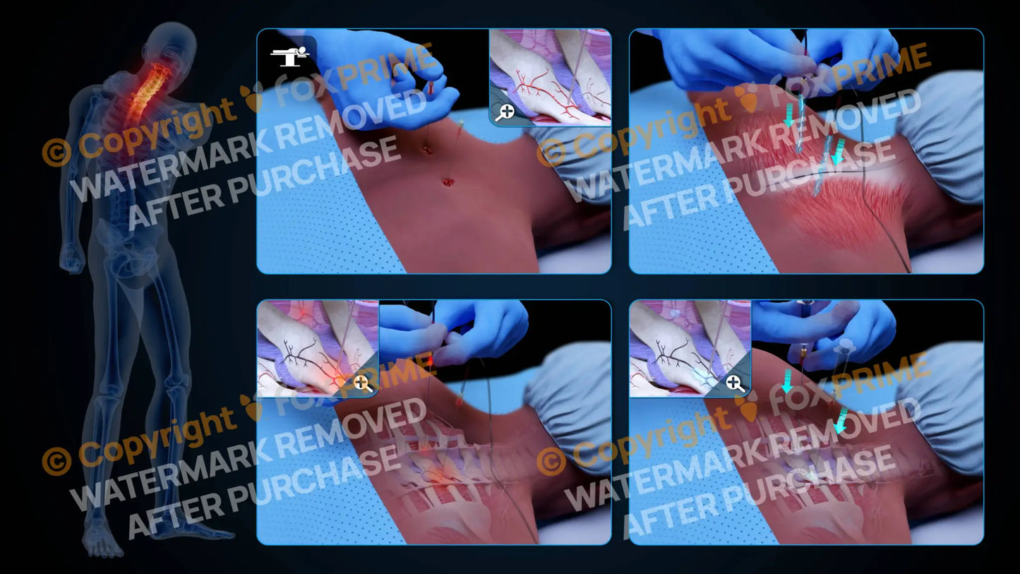 Bilateral Radiofrequency Ablation T2-T3 (No Text) - Still Shot