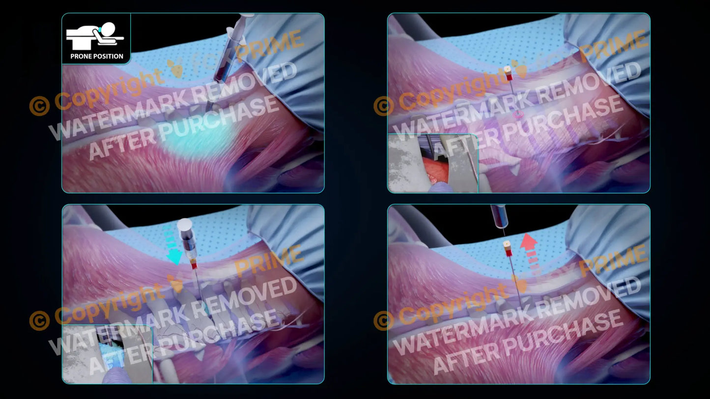 C6-C7 Cervical Epidural Steroid Injection (No Text) Still Shot