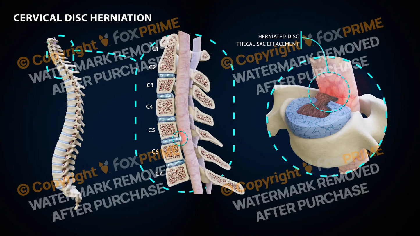 Cervical Herniations C5-6 Still Shot