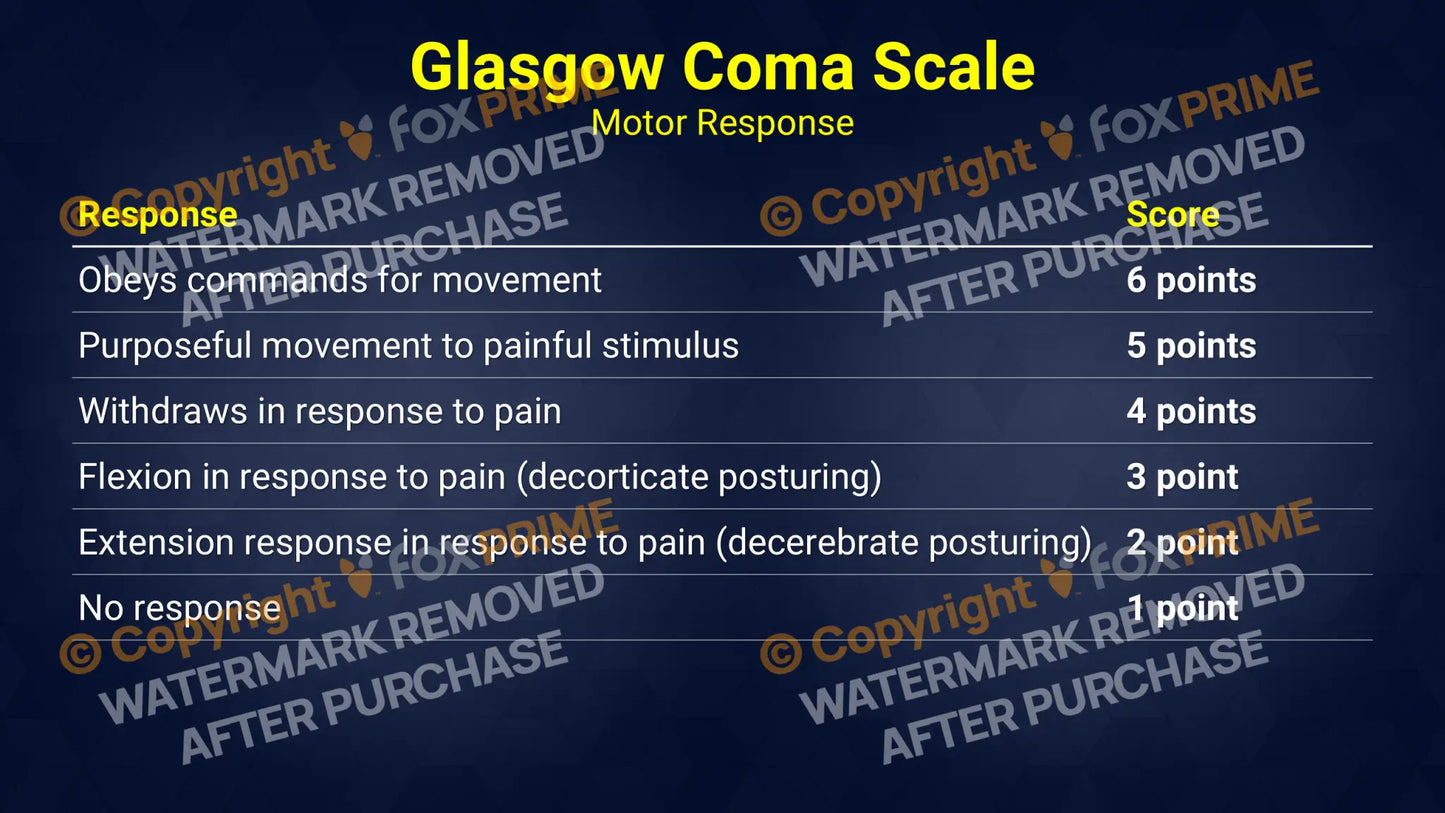 Glasgow Coma Scale (PowerPoint) Still Shot