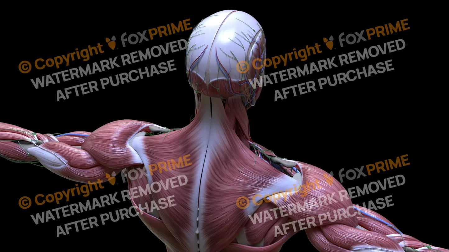 Muscular System Trapezius 5 Still Shot