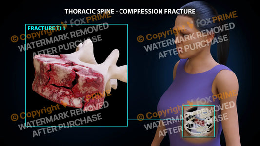 T11 Compression Fracture Single Use / Female / Light Still Shot