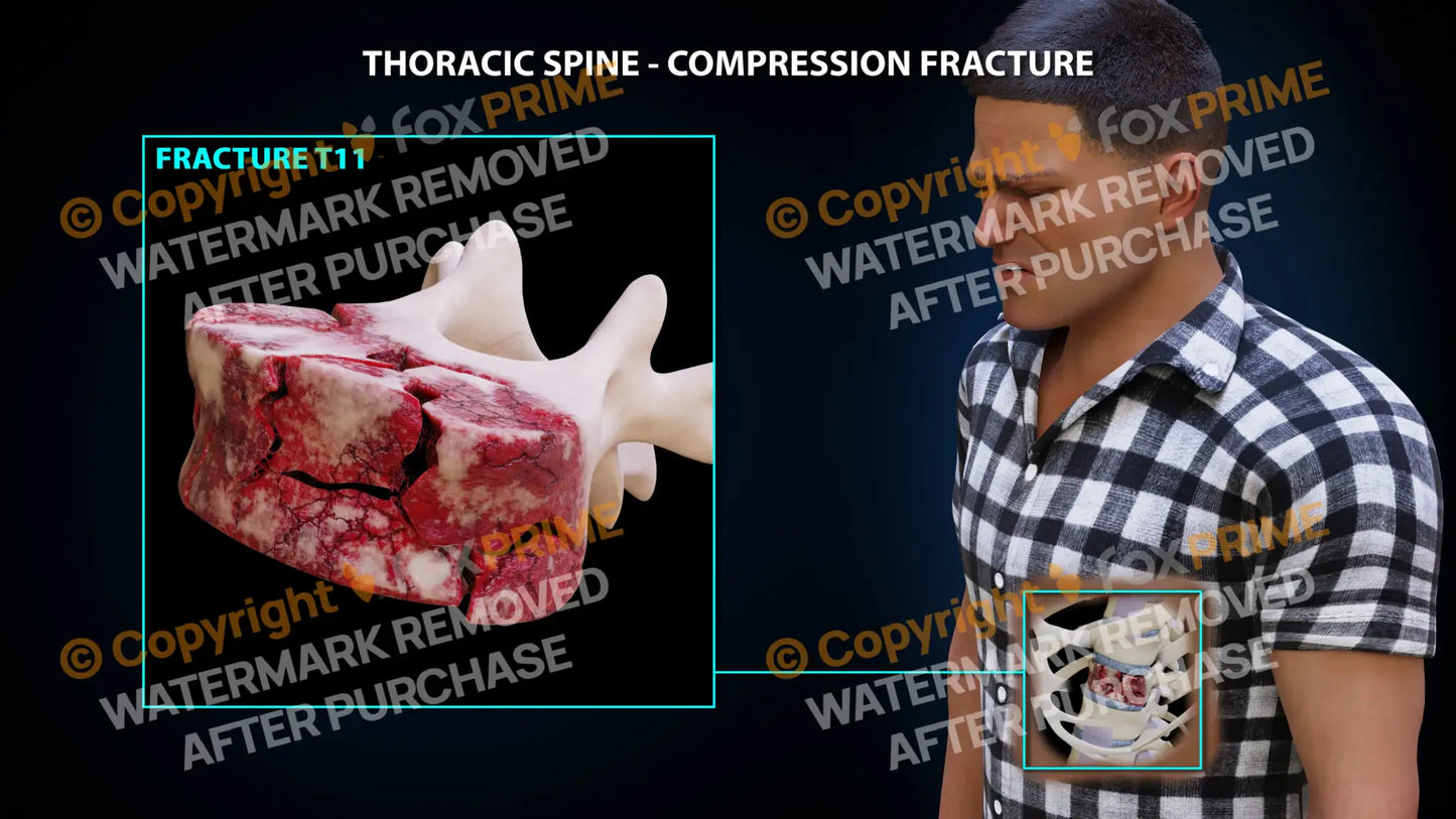 T11 Compression Fracture Single Use / Male / Light Still Shot