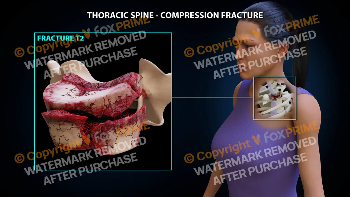 T2 Compression Fracture Single Use / Female / Light Still Shot