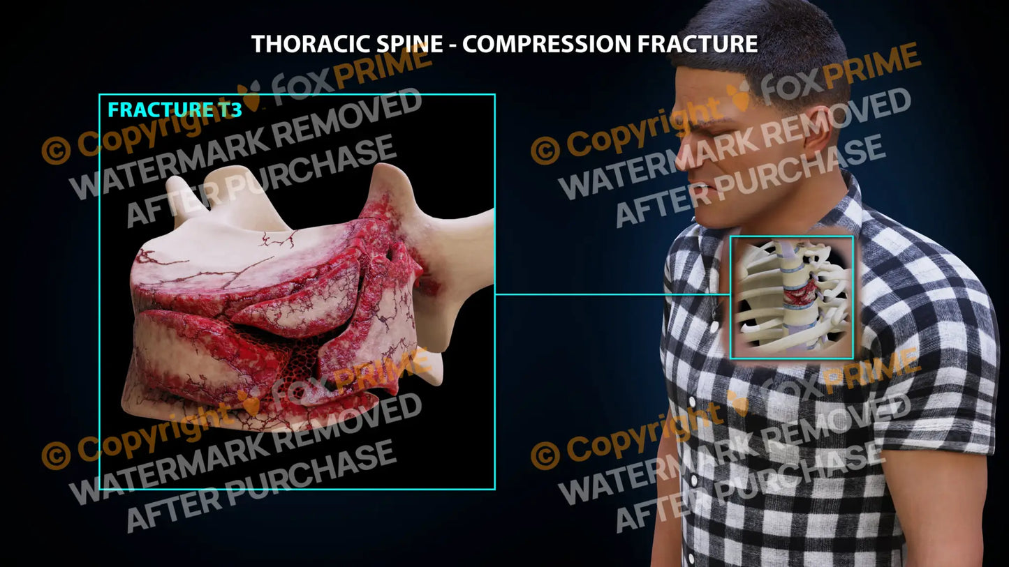 T3 Compression Fracture Single Use / Male / Light Still Shot