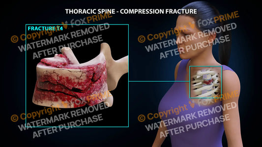 T4 Compression Fracture Single Use / Female / Light Still Shot