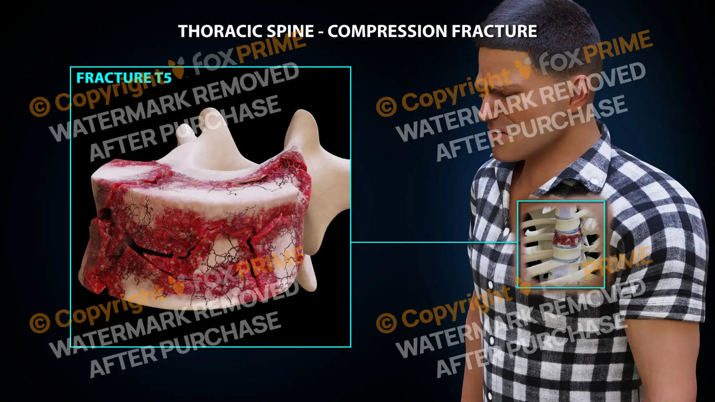 T5 Compression Fracture Single Use / Male / Light Still Shot