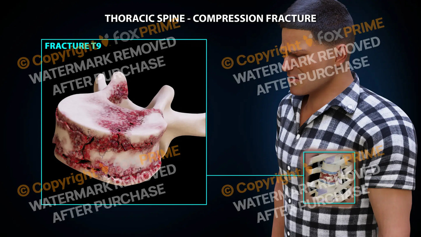 T9 Compression Fracture Single Use / Male / Light Still Shot