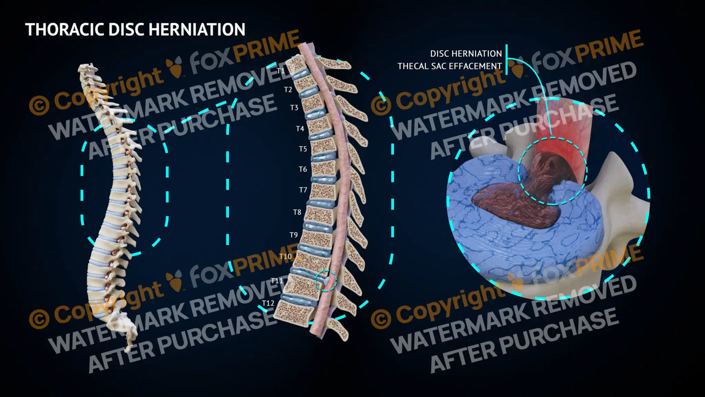 Thoracic Herniation T10-11 Still Shot