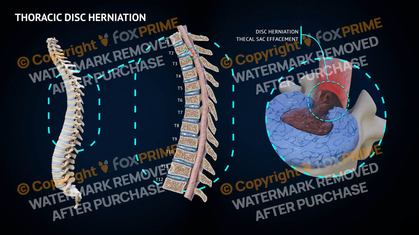Thoracic Herniation T2-3 Still Shot