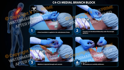 Bilateral Medial Branch Block C4-C5 - Still Shot