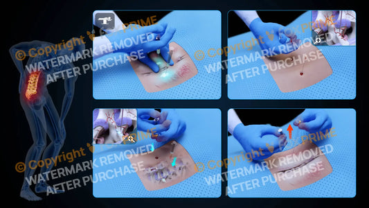 Bilateral Medial Branch Block L2-L3 (No Text) Still Shot