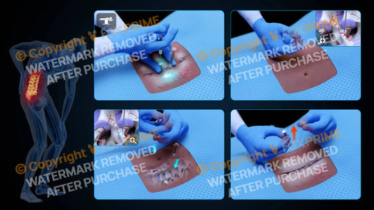 Bilateral Medial Branch Block L2-L3 (No Text) - Still Shot
