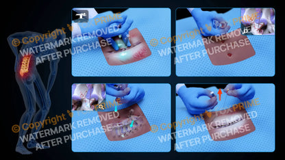 Bilateral Medial Branch Block L3-L4 (No Text) - Still Shot
