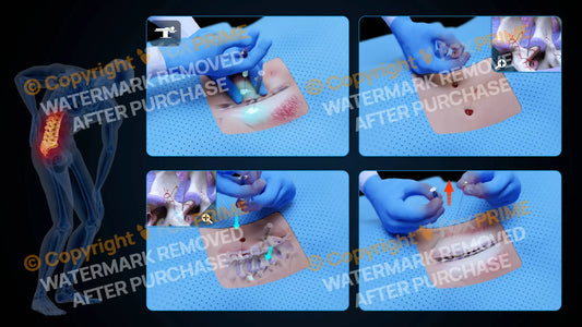 Bilateral Medial Branch Block L3-L4 (No Text) Still Shot