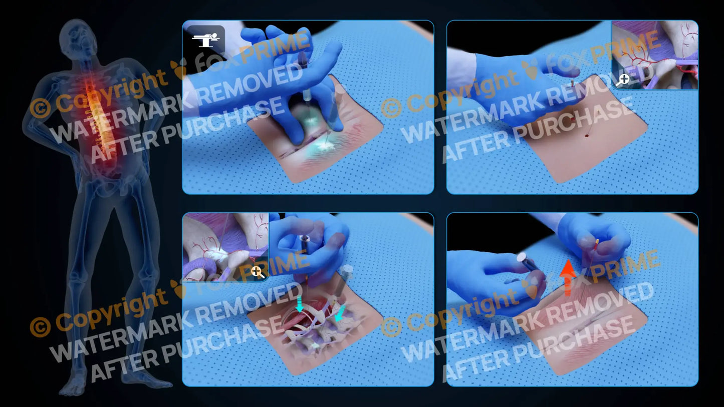 Bilateral Medial Branch Block T11-T12 (No Text) Still Shot