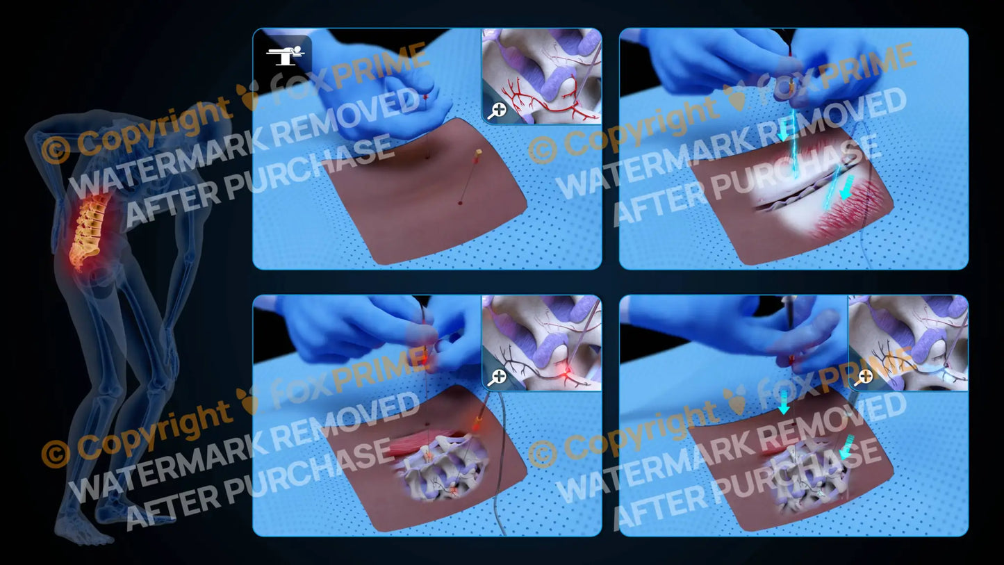 Bilateral Radiofrequency Ablation L1-L2 (No Text) Still Shot