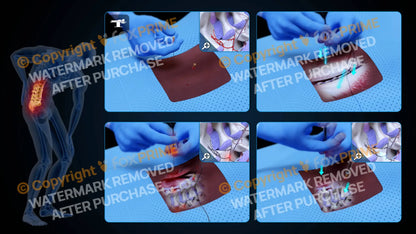 Bilateral Radiofrequency Ablation L3-L4 (No Text) - Still Shot