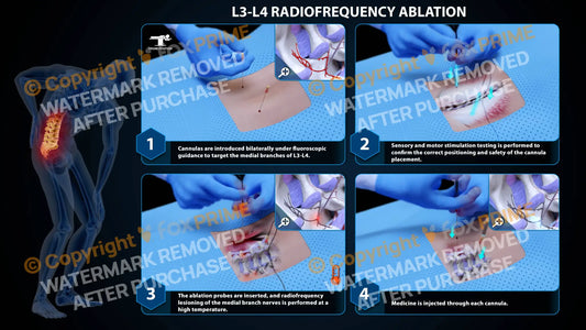 Bilateral Radiofrequency Ablation L3-L4 Still Shot