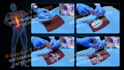 Bilateral Radiofrequency Ablation T12-L1 (No Text) Still Shot