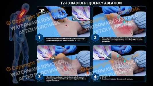Bilateral Radiofrequency Ablation T2-T3 - Still Shot