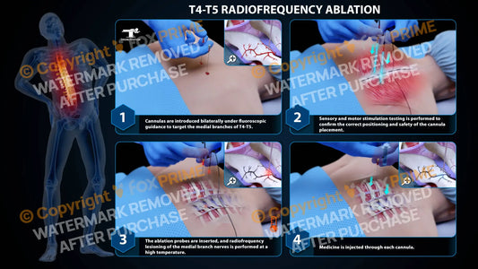 Bilateral Radiofrequency Ablation T4-T5 - Still Shot