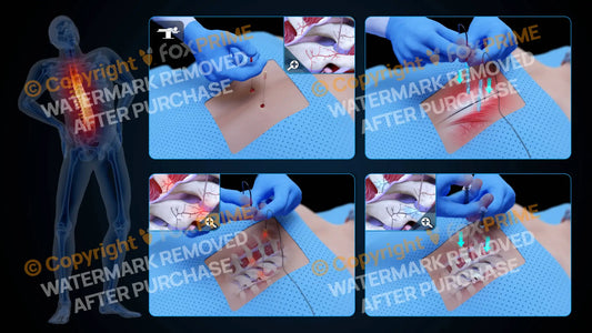 Bilateral Radiofrequency Ablation T7-T8 (No Text) - Still Shot