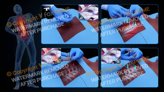 Bilateral Radiofrequency Ablation T7-T8 (No Text) - Still Shot