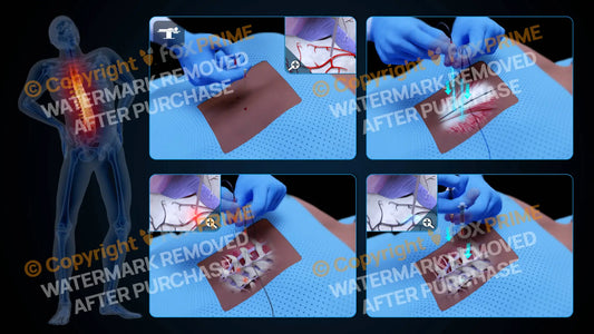 Bilateral Radiofrequency Ablation T9-T10 (No Text) - Still Shot