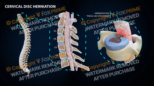 Cervical Herniations C6-7 Still Shot