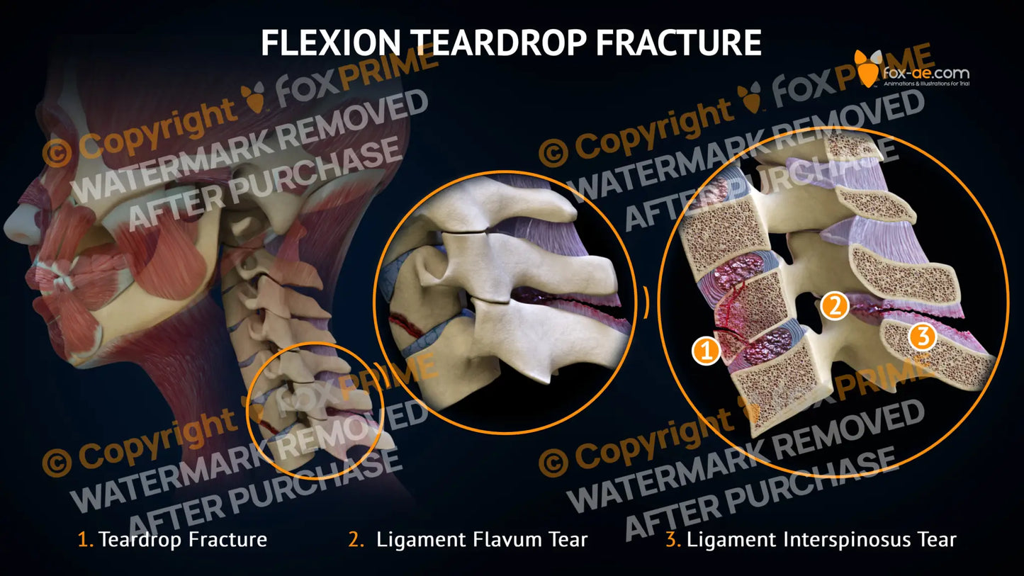 Flexion Teardrop Fracture Still Shot