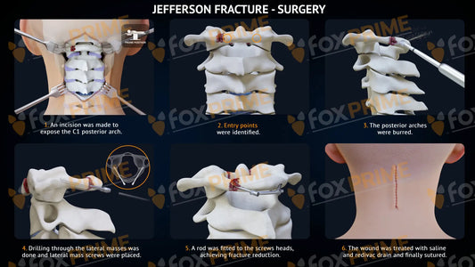 Jefferson Fracture Surgery Single Use / Light Still Shot