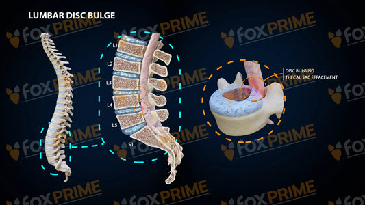 Lumbar Disc Bulge L3-4 L4-5 Still Shot