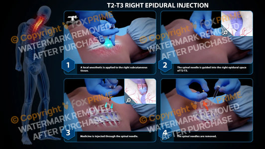 Right Epidural Injection T2-T3 (PowerPoint) PowerPoint