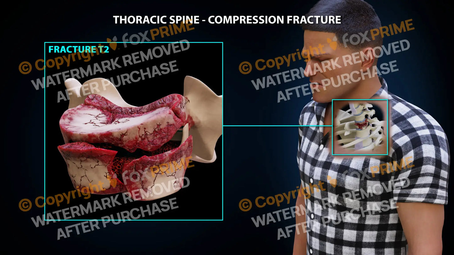 T2 Compression Fracture Single Use / Male / Light Still Shot
