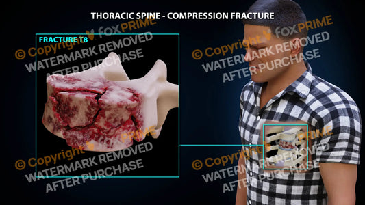 T8 Compression Fracture Single Use / Male / Light Still Shot